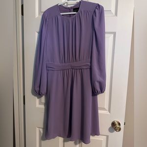 Donna Morgan Ruched Waist Fit & Flare Dress